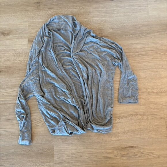 Prana Sweaters - prAna Gray Yoga Wrap Sweater Cardigan Size 3X